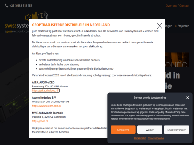 +31 /nl 0 153 1822 183 2026 3528 4206 47a 513 6 982 a.r.k aantrekkelijker accepter activiteit advies ag alkmar all apparat arkaudiovideo.nl ascom audio audio-video audiovisuel b.v bd bedien bediend beher bekijk bepaald berenkog best bh bied blijv central cl contact cookie cookiebeleid cookies dankzij direct distributie distributiepartner distributiestructur eind elektronik en/of ernar ervar europes evacuatie expert februari functies g gebruik gecertificeerd geeft gegeven geluid geoptimaliseerd gestroomlijnd gorinchem id ieder informatie intrekt invloed kijk klant klantondersteun klok kloksystem land lestijd lokal m markt mogelijk mvie mvie.nl nadel nauw nederland net nieuw omroep ondersteun ontruim onz orteliuslan overgezet papland partner past perfect prijz privacyverklar professionel profiteert project raadpleg s sam samenwerk sit situatie slan specialist specialistisch spraakverstan stemm sterk structur surfgedrag swis system techniek technisch technologieen toekomstfocus toepass toestemm uniek utrecht vanaf verbeterd verwerk verzorgd video volled voorkeur voortan vrag weiger wij www.ascom.com www.ascom.com/nl zoal