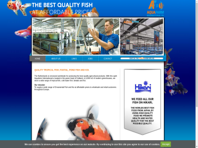 +31 0 1 10 2173 3104 3155 500 591 6 a about accept affordabl agree agricultural and aquafarm at best bv by cold contact continu cookies customer dn ensur europ experienc fantail fax fish for get greenhouses gren heart holland hom international job koi kralingerhoek link located m2 maasland mission modern netherland on ornamental our pond prices produc product quality rang renowned retail sales@aquafarminternational.com sit spirit stock supply tel the this throughout to tropical us use water we websit wholesal wid with worldwid you