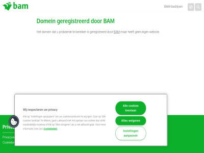 aanpass aanvull acties akkoord all bam bam-bedrijv bedrijv bereik button cookiebeleid cookies cookievoorkeur domain domein eig gan gat geregistreerd go homepag informatie inhoud instell klik les noodzak opslan overslan privacy privacyverklar probeerd respecter strikt to toestan websit weergev weiger wij wijzig