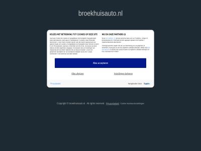 all broekhuisauto.nl copyright privacybeleid reserved right