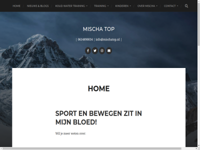 0614890034 2026 ander atb bedrijfclinic bericht beweg bloed blog contact hom info@mischatop.nl kinder koud mail mischa mooist nieuw nor open schaats skeeler sport stur tel thema top training voedingsadvies vrag water wet wielrenn zit zwemm
