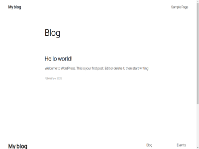 2026 4 about another author blog content delet designed edit event faq february first fiv hello it just my or pag pattern post sampl shop sit skip start themes then this to twenty twenty-fiv welcom with wordpres world writing your