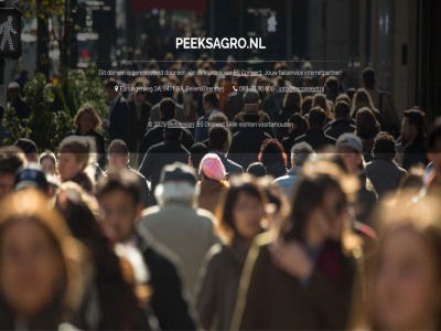 2025 all bs connect peeksagro.nl recht voorbehoud webdesign