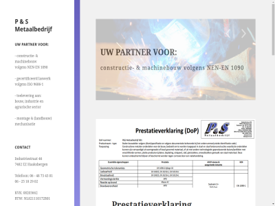 -1 -2 /dop%20en%201090-1%20p&s%20metaalbedrijf%20001.pdf /search_fpc.php?jump=search&function=show&number=dvszert /search_wc.php?jump=search&function=show&number=gsidu 00231 02 02261 06 08203662 1 1090 18 2014 2015 21 22 25 29 43 46 48 73 7482 81 9606 aanton agrarisch april basis bedien bedrijf bedrijfsprocess bedrijfsvoer begonn behaald beheers bekend beter betrouw bevond binn bouw btw ce certificat certificeringsinstantie constructie contact copyright december dop dvs e e-mail eis ez financiel fpc gecertificeerd gemeend geplaatst gesteld getoetst gezond goed groter haaksberg hierdor hierin hiervan industrie industriestrat integrer iso jar kader klant kvk kwaliteit kwaliteitsborg kwaliteitscertificat kwaliteitsslag laatst landbouw laswerk leppink levert link maatwerk machinebouw mail mak marker markt mechanisatie metaalbedrijf metal moet montag nen nen- nl821110172b01 ontstan p pand partner past prestatieverklar relatie risico s sector staalconstructiebedrijv staalconstructies stat stur system telefon toegenom toelever veelal verhuisd verlengd verplicht versterk voldoet volgen vrag webdesign welding werk wij www.en1090.net www.en1090.net/search_fpc.php?jump=search&function=show&number=dvszert www.en1090.net/search_wc.php?jump=search&function=show&number=gsidu www.p-en-s.nl www.p-en-s.nl/dop%20en%201090-1%20p&s%20metaalbedrijf%20001.pdf zert