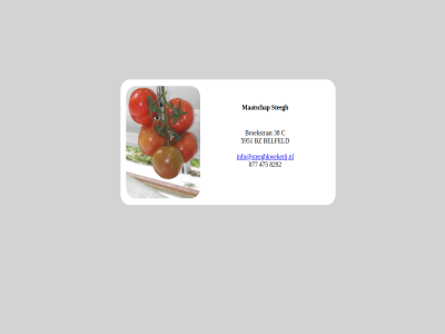 077 38 475 5951 8292 belfeld broekstrat bz c info@steeghkwekerij.nl maatschap steegh