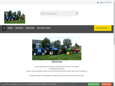 0 033 06 182 19 aanmeld accepter achternam agriwerktu bereik bezig contact cookiebeleid cookies e e-mail een functionaliteit gebruik handelsondernem houdt inlogg interes klantenservic landbouw maakt machines mail mobiel mocht nem nieuwsbrief nummer occasion onetoshop.com ontvang onz over populair privacy product raalt shovel telefonisch tractor updates verkop via voornam waarborg we websit webwinkel weiger werktuig wiellader winkelwag