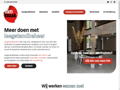 020 244 39 89 aanmeld aantrek afstemm allen antikraak.nl antikrak art bedoeld beher behoort behoud belast benodigd benut beperkt besprek best beziel bied biedt bijvoorbeeld blijv bovendien buurt certificer combinatie contact daarbij daarnaast decennialang eigenar energie ervar expertis faq financiel formulier gat gebied gebruiker gecertificeerd gewaarborgd grag groei hal hart help herontwikkel hetzelfd houd huis huurder info info@antikraak.nl invull jans kans keurmerk klb klik kom koppelt kort krijg kwaliteit laatst langer leegstaand leegstand leegstandbeher leegstandsbeher leegstandsoploss les let lev levend levendiger logisch maakt maatwerk mat meest mix mogelijk mooier nauwkeur nederland nen nen-certificer nieuw onderdel ondernem ondernemer ondervangt ontstat ontzorgd onz oog opdrachtgever optimal pand partij passend periodes plek potentiel practices project punt relevant residency risico ruimt s sam servic set specialist stad succes team tenslot tijd tijdelijk toekomst uitgeki uitsluit vast vastgoed vastgoedbeher veilig verhur verschill verzeker verzend volg voordel voorsorteert waard waardevol we werk werkruimt wet wij wijk zet zodat zoek