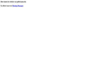 direct ga hosting juffermans.biz komt manager websit