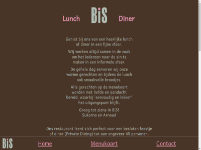-2024 -815 00 06 12 15 17 173 20 22 28 30 4 65 a.u.b aantal arnoud bereik bevest bis bistro bistrobis.nl contact dag definitief di diner do druk een erg fijn geniet gerust grag groep heerlijk hom houtstrat info@bistrobis.nl informer jul ker klein later lunch mail menukaart minsten mocht mogelijk nam nummer open openingstijd pas per person prober reserver rv sfer sukarna t/m telefon telefonisch tevor tijden vermeld vr welkom za zien ⓟ
