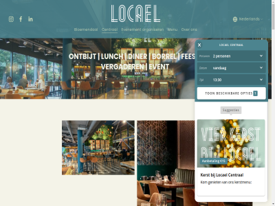 aantal achternam bloemendal borrel central datum diner email evenement event feest gewenst locael lunch menu nam nederland omschrijv ontbijt organiser person telefoonnummer vereist vergader verstur voornam