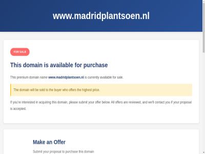 100 2 2025 4 accepted addres all an and are availabl be below benefit branding busines buyer chos comment currently customer domain easy email engin eur excellent family first for high high-quality highest instant launch mak memorabl nam not offer optimization or perfect potential premium pric project proposal purchas quality question ready recall recognition reserved right sal search security seo sold strong submit the this to who why will with www.madridplantsoen.nl your