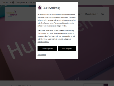 10 100 3 3841 accepter afsprak centrum contrast cookieverklar ds gezond harderwijk hom hoofdmenu instell johanniterlan mak menu patientenportal praktijk praktijkinformatie privacy submenu tekst tekstgrot vergrot verklein weiger zoek