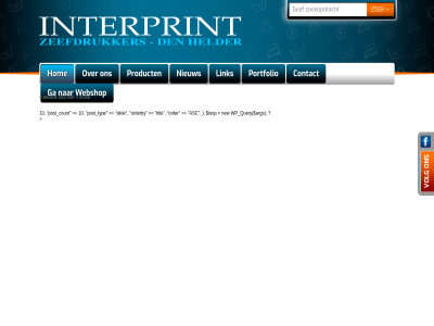 bevindt contact ga hom interprint link nieuw portfolio product webshop