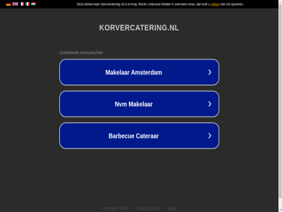 2025 copyright korvercatering.nl legal policy privacy