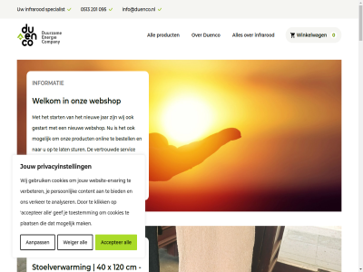 -01 0 01 02 03 04 0513 095 1 100 11 120 2 201 40 76267873 8 8448 aankop aanpass accepter accessoires advies afsprak all alternatief analyser badkamer bekijk beoordel bestell betrok beveiligd bezoekadres bied blik brouwer btw categorieen cm cn co2 co2-uitstoot comfortabel contact content controller cookie cookies daardor daarom daarvor de dealer denk deskund detail diver doordat duenco duurzam efficient eig eindelos element elk energie erg ervar fossielvrij functie gas gat gebruik gedan gef geholp geinstalleerd gelijkmat gelov genereert geschikt gestart gev gevar gezond ging goed goei groener heat heatbar heerenven het hom info@duenco.nl informatie infrarod infraroodpanel ing innovatiev jar jeroen jouw kantor keuk klant klik kort kvk lat lcd les lever lucht mak marktplat mee meerder mens minder mogelijk mooi natur nem neptunus nieuw nl860568581b01 object omgev onlin ontdek ontwerp ontwikkel onz open oploss overal oververhit pagina panek panel person plaats plat plug prettig prijs/kwaliteit privacyinstell product project rak realisatie regel rob ruimt s schoner servic showrom slaapkamer snel snell soort specialist stand start stoelverwarm stoelverwarmer stral stur super tegemoet teven tevred thermostat tijd timer toekomst toestemm traditionel trustpilot uitgelicht uitleg uitstek uitstot veilig verbeter verbruikt verhog verhoud verhur verker verkop verschill vertrouw vertrouwd verwarm verwarmd verwarmingsinstallaties verwarmingssystem via vloerverwarm voet volgt voordel voorzien vriendelijk vur warm watt webshop websit website-ervar weiger welkom wereld wereldwijd wij winkelwag winter wolbes woonkamer x zer zien zorgt