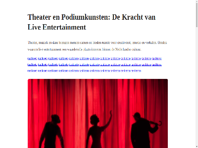 belangrijk bereid betekenis beweg bezoek biedt bijzonder blijv blik conclusie controler creatiev cultur dan decor entertainment expressie geluid genr geschikt informatie kies kijk kracht licht liv livevoorstell maakt muziek muziektheater podium podiumkunst programma revue rol ruimt tasiktoto theater theatervoorstell tonel tuss veelgesteld verhal verschil verschill vind voorstell vorm vrag waarom war wereld zang