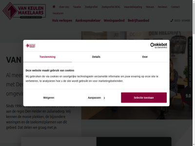 /vankeulenmakelaars 0223 1 1996 2 2025 2026 25 3 4 5 616400 9 aankoopmakelar aanpass algemen all amsterdam analyser assister bedrijfsaanbod bedrijfspand bekijk best betrok bijdrag bijzonder bloei blog blue bog centr contact cookies del den detail disclaimer droomwon effectiev ervar facebok funda funda-plaats gebied gebruik gebruikt gev grag groei helder huis informatie inlogg instagram jar jouw julianadorp kenn kennismak keul klant knowhow koester koestert leading maakt makelaardij makelar market marketingdoeleind match mooi mooist move.nl nieuw omgev ontzorg onz percel perfect plaatsing plan plek port precies privacy privacyverklar regio resultat review samenwerk seintj selectie seniorenbeur sind sit sm soortgelijk stap stapp stappen-plan succesvoll taxatie technologieen thuis toekomstplann toestan toestemm tuss vacatures vak verbeter verbond verkocht verkop verzameld via vind voldoet volg volgend voorafgaand voorwaard waardebepal we websit weiger wens wet wij woning woningaanbod zodat zoekprofiel zoektocht