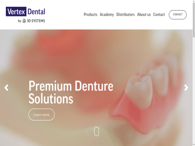 about academy contact dental dentur distributor learn mor premium product solution us vertex