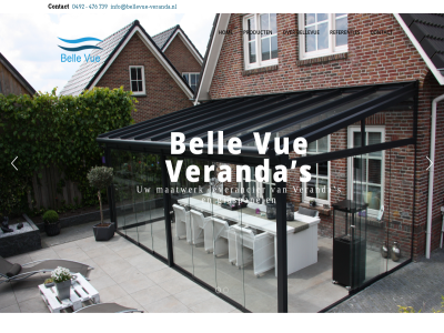 0492 476 739 bell bellevue contact glaspanel hom info@bellevue-veranda.nl leverancier maatwerk product referenties s veranda vue