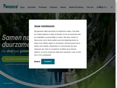 +31 0 2020 2025 240 44 51 74 7554 aanpass accepter actuel advertenties afval akkoord allen analytisch bedrijfslev belangrijk bestan bezoekadres bijdrag binn biobased biomassa blijft boeldershoek boldershoekweg breng bron buit central circulair co2 communicatie contact cookiebeleid cookies copyright daarnaast daaruit daarvor dankzij data decennia derd disclaimer duurzaamheidsdoelstell duurzam elhorst elhorst-vloedbelt energie energieopbrengst functionel ga gebruik gemeent googl grag groei groeit grondstoff hal hel hengelo hiermee hiernaast hom info@twence.nl innovaties installaties interesses internetgedrag jou jouw klik komend kringlop kunt laatst lachgascilinder les lever locatie mak makkelijker map meest mogelijk morg navigatie next nieuw nieuwsoverzicht nl nodig ontdek ontwikkelkracht onz open paprika partij pass persoonlijker plaats plan previous privacyverklar process project regio regional rout rt s sam samenlev samenwerk samenwerkingspartner stan stat sted technologieen terug twenc vandag veilig verder verduurzam vergroen vertell verzamel via vind vloedbelt volg voorkeur voortvloei we websit weiger welk wer werk wij will zender zon zonnepark zovel