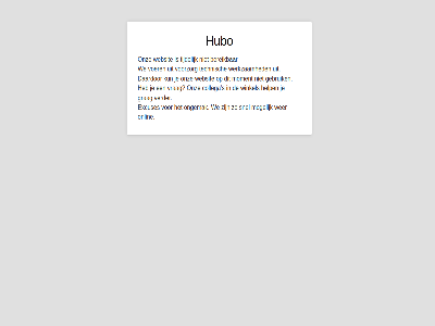 bereik excuses hubo log mogelijk ongemak onlin onz or pleas snel tijdelijk we websit wer