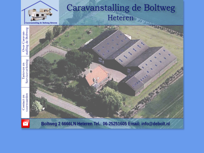-25251605 06 2 6666ln boltweg caravanstall email heter info@debolt.nl tel welkom