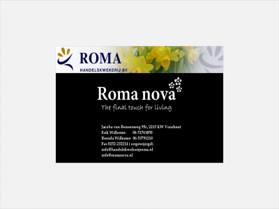 handelskwekerij roma voorhout