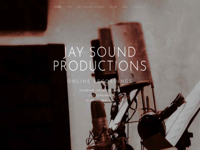 31 35 6420465 bio contact hilversum hom jay jeljongen@mac.com jsp netherland onlin production record sound studio the work