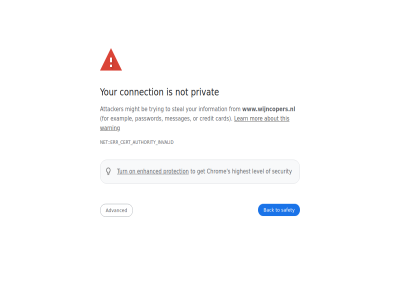 about advanced attacker authority back be card cert chrom connection credit enhanced err error exampl for from get highest information invalid learn level messages might mor net not on or password privacy privat protection s safety security steal this to trying turn warning www.wijncopers.nl your
