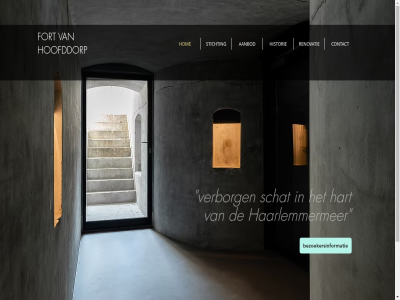 2024 aanbod bezoekersinformatie contact fort haarlemmermer hart historie hom hoofddorp renovatie schat stichting verborg