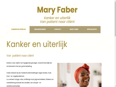 advies afhank afsprak algehel all behandel belast bent bijkom client contact copyright drog emotionel evenal extrem faber geschikt gevolg grot hand huid huidverzorg ingrijp intakeformulier invloed kanker licham litteken mary maryfaber massag mat medisch nagelproblem o.a oncologisch ondersteun ontspann ontstan overbehar patient pigmentvlek polisvoorwaard praktijk reserved right rod sam schilfer schoonheidsspecialist specialisatie uiter uitvall vak verander vergoedt we welbevind wenkbrauwhaartjes wilt wimper ziekt zoek zorgverzekerar zowel