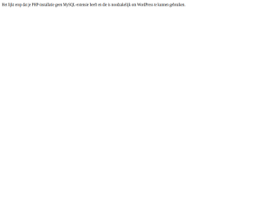 erop extensie gebruik installatie lijkt mysql mysql-extensie noodzak php php-installatie wordpres