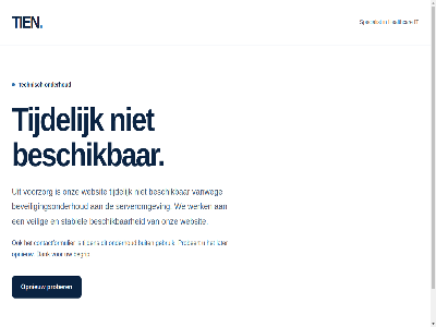 begrip beher beschik beveiligingsonderhoud buit consultancy contactformulier dank gebruik healthcar implementatie it later onderhoud onz opnieuw optimalisatie probeert prober serveromgev specialist stabiel technisch tien tijdelijk tijden vanweg veilig voorzorg we websit werk zorg zorg-it