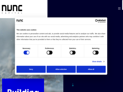 +31 0 1 2 2013 2026 3 3410 4 523 88 a about accelerat accelerates acces acquires acquisition acros adaptability ads advanc advanced advertis advisory all allianc alliance-wid allied allies allow also an analys analytic and application artificial as autonomous autonomy back benefit bring build building built businesses by capabilities capacity capital clear collected combin companies company consent consistent content contribut cookies creating creation critical defen deliver deny dep deployment design detail deterrenc development direct disruptiv domain each ecosystem effect electronic emerg enabl energy enhanc ensur environment envision established execution expertis features field fielding firm focus focuses for foundation founded founder from generation get growth guided hello@nunccapital.com help i identifies impact includ independently information innovation innovator integration intelligenc international interoperability into invest investment it its key latest licens linkedin long long-term market material may measurabl media member methodology mission momentum mov multi multi-domain nato necessary netherland network new next nunc on one operates operational or other our partner performanc personalis pillar pioner platform policy portfolio preferences privacy privat proprietary prototyp proud prov provid provided provider proximity quantum r readines real real-world relevanc resources s scal scalability scales scaling selection services shar shared show sit social solution sovereign specialized statistic stick strategic strength strengthen strong succes such support sustainabl sustained system technologically technologies term that the their them thes they thinking this three through to together touch traffic typ under unmanned use user uses ve ventures view vision warfar we websit whil who wid with world you your