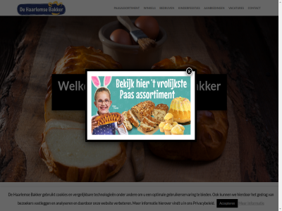 aanbied accepter analyser bakker bakkerij banket bedrijv bezoeker bied brod contact content cookies daardor gebruikerservar gebruikt gedrag haarlem hierdor hierover informatie kinderfeestjes omstrek onz optimal paasassortiment privacybeleid skip technologieen to vacatures vastlegg verbeter vergelijk vindt we websit welkom winkel