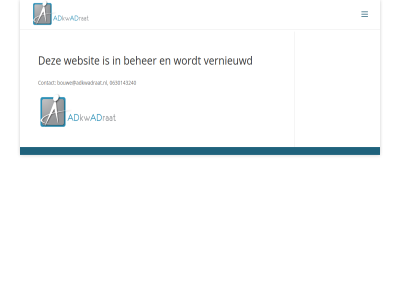 0630143240 ander beher bouwe@adkwadraat.nl constant contact denk enig verander vernieuwd websit