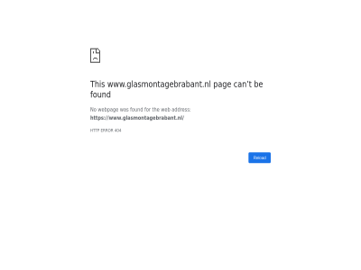 404 addres be can error for found http no pag reload t the this web webpag www.glasmontagebrabant.nl