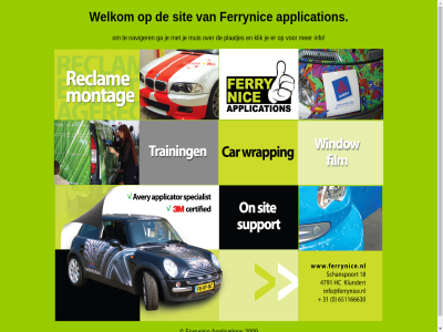 2009 application ferrynic ga info klik muis naviger plaatjes sit welkom