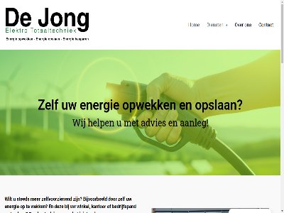 -15370072 06 2026 25 2f4 67739490 aanleg aardwarmt adres advies adviser adviseur af afhank algemen alph bedrag bedrijfspand bedrijv beher behoud beleidsverklar bent bespar besprek best betal bijvoorbeeld blijv bronn btw c contact content daarbij daarom daarover den dienst direct drom duurzam duurzamer eig elektro elektrotechniek elektrototal elk energie energiebronn ervar ervor essentiel functioner gat gebruik geeft gegeven gemak gespecialiseerd gesprek grag groepenkast grot gunn hand hangt hebt help herstelrapportages hoef hoger hom hoofd informatie innovatiev installatie installaties jar jong juist kantor kijkt kleinbedrijf kom kost kvk lang leid lever locatie luke@dejongelektrototaal.nl mak mee mens mid mobiel mogelijk naast natur nl001983987b47 nr onz opgewekt oploss opslan opwek overslan past pinapparat plasmeijer privacy professionel rijn schouw second server situatie slan slimm specifiek sted stroomuitval tegelijkertijd tel telt terug toekomst toestemm totaaltechniek uiteraard veilig vel verdien verduurzam verklar vertell voorwaard voorzien vrijblijv vrijheid water we webdesign wek wel welk werkt wij wilt wind winkel zelfvoorzien zon zorg zovel