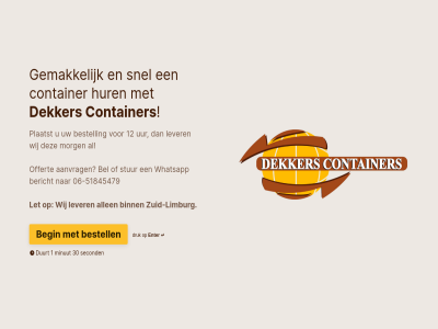 container dekkerscontainers.com gemak hur snel