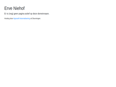 actief agrosoft automatiser deurning domeinnam erv hosting niehof pagina