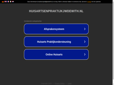 2025 copyright huisartsenpraktijkjwdewith.nl legal policy privacy