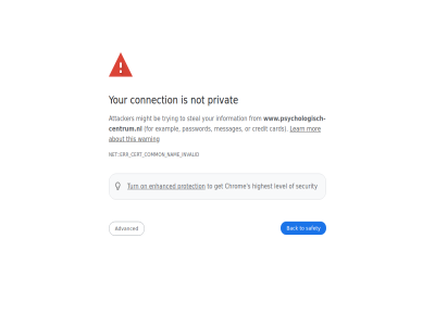 about advanced attacker back be card cert chrom common connection credit enhanced err error exampl for from get highest information invalid learn level messages might mor nam net not on or password privacy privat protection s safety security steal this to trying turn warning www.psychologisch-centrum.nl your