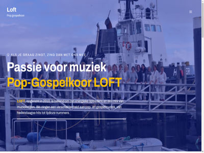 06 100 19.30 20 20.00 2010 2026 21.30 25212309 a anthony bekend belangstell beslot blek blijv contact del dennis dirigent doe donderdagavond drom dronker durf eerst energiek enkel feit fijn ga gasthuis geblev gebouw gebrek gemeent gemengd geweld gezell gospel gospelkor gospelmuziek grag hart hedendag hit hor informatie inhoud inlop instantie klar kom kor kun lang lat led leuk lieder liesbeth lik loft mann markant mee menu mighty mix muziek muziekstijl naast natural nieuw nodig nummer oefen onafhank ondersteun ontdek opgericht opnem optreden opzet passie plat pop pop-gospelkor popgospelkoorloft@gmail.com protestant repetitie river september sfer sluit st stat stem tegelijkertijd thee tijden tijdloz trek uur v/d ven verscheid vrouw we welkom woman zing zingt zuiderbur