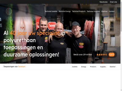 129 1982 2026 4 4/5 40 aanbieder algemen bekijk contact duurzam elastisol energy gan generaties groep isolatie jar mee onz oploss polyurethan product review specialist supplies technisol toepass vacatures voorwaard