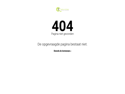 404 bestat bezoek gevond homepag opgevraagd pagina