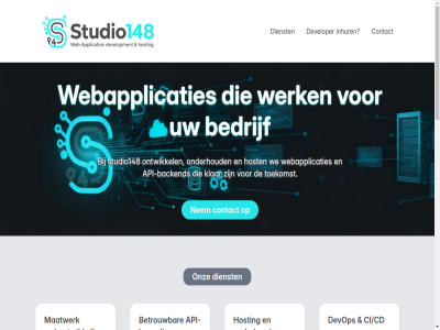 -52645196 06 2007 2026 25 72493364 8232 aanspreekpunt adres alpinejs api api-back api-koppel applicaties application backend bedrijf bericht betrouw breng btw busines ci/cd contact cor dak dat developer development devop devops-process dienst e e-mail een efficient extern fluxui.dev focuss framework geautomatiseerd host hosting info@studio148.nl inhur intern klar koppel kunt kvk laravel lelystad livewir maatwerk mail modern nam nem nl002097129b75 onderhoud onlin ontwikkel onz pipelines process productie realiser regel rest robuust s samenwerk snel softwar stabiel studio148 support system tailwindcs telefon to toekomst up up-to-dat veilig we web webapplicaties webontwikkel werk wij wj zilverparkkad zodat zorg