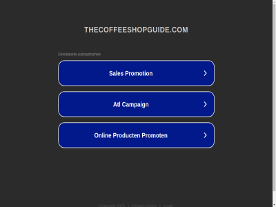 2025 copyright legal policy privacy thecoffeeshopguide.com