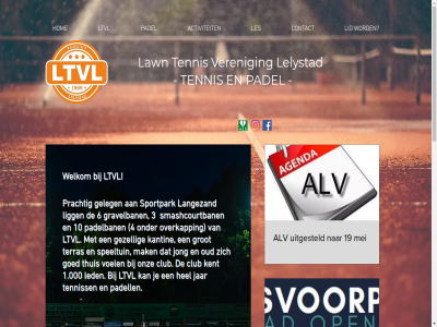 1.000 10 19 2021 2025 3 4 6 activiteit allen alv club contact geleg gezell goed gravelban grot hel hom info jar jong kantin kent langezand lawn led ledenstop lelystad les lid ligg ltvl mak mei onz open oud overkapp padel padelban padell prachtig smashcourtban speeltuin sportpark tennis tenniss terras thuis uitgesteld veren voel welkom