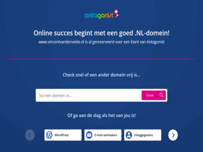 aanmak ander antagonist begint check domein e e-mail ga gereserveerd goed inloggegeven jou klant mail nl onlin placeholder slag snel succes vrij wordpres www.vincentvandervelde.nl